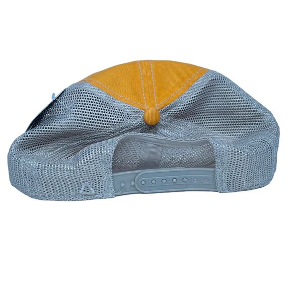 NWT AHEAD Classic Fit Tea Stained Twill Mesh Cap Snap Back Tennessee Orange OS - Picture 5 of 8